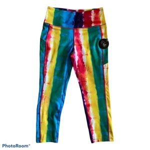 Cali Tye Dye Cropped Leggings